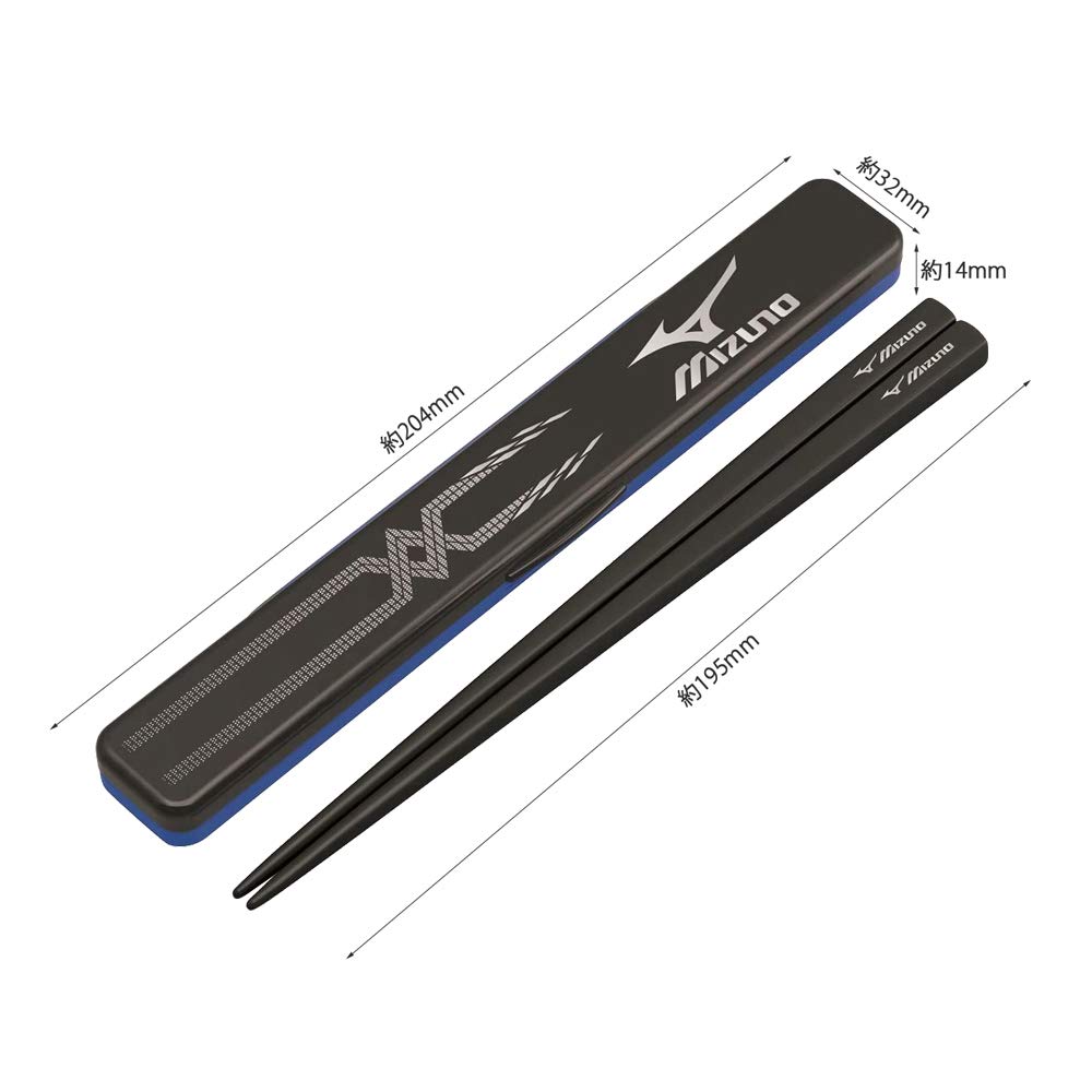 Skater 19.5cm Mizuno 17 Chopsticks and Case Set - Made in Japan- Japan Figure Store - #1 Bring To You The Best Japanese Goods