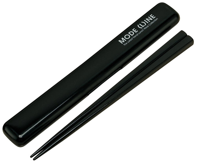 Skater Chopstick and Case Set 19.5cm Mode Line Design Black - ABG4 Series- Japan Figure Store - #1 Bring To You The Best Japanese Goods