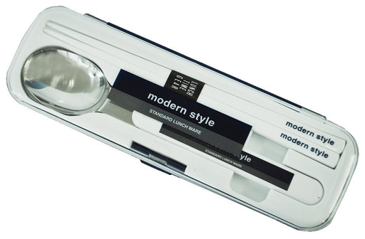 Skater Modern Style 18cm Chopsticks and Spoon Set Made in Japan- Japan Figure Store - #1 Bring To You The Best Japanese Goods