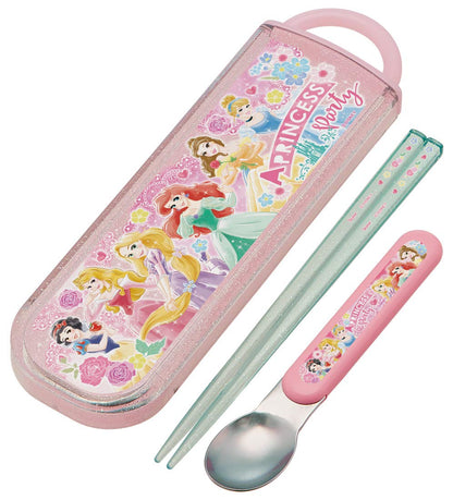 Skater Disney Princess 21 Chopsticks and Spoon Set Made in Japan- Japan Figure Store - #1 Bring To You The Best Japanese Goods