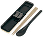 Skater 18cm Retro French Black Chopsticks and Spoon Set Silver Ion Antibacterial Made in Japan- Japan Figure Store - #1 Bring To You The Best Japanese Goods