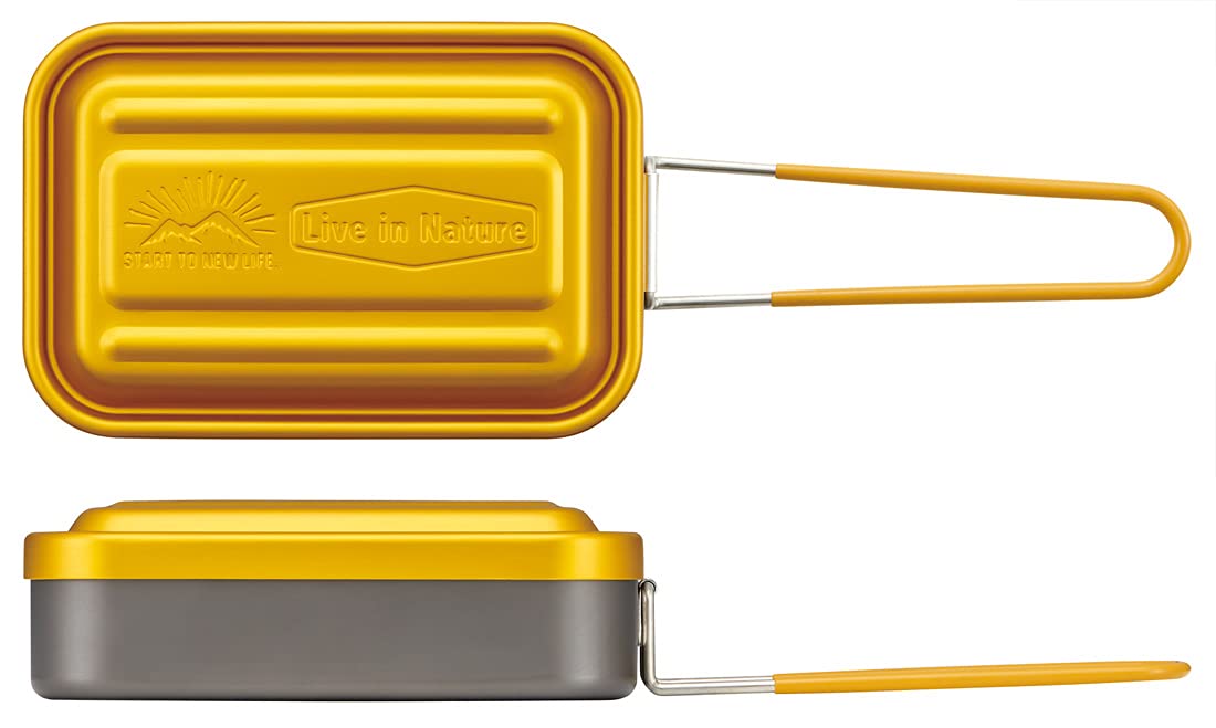 Skater Outdoor 600ml Yellow Messtin Box No Seasoning Required - Aftm6N-A- Japan Figure Store - #1 Bring To You The Best Japanese Goods