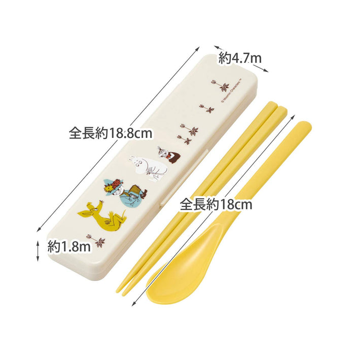 Skater Moomin Color Chopsticks and Spoon Set Made in Japan - Combination Set CCS3SA- Japan Figure Store - #1 Bring To You The Best Japanese Goods