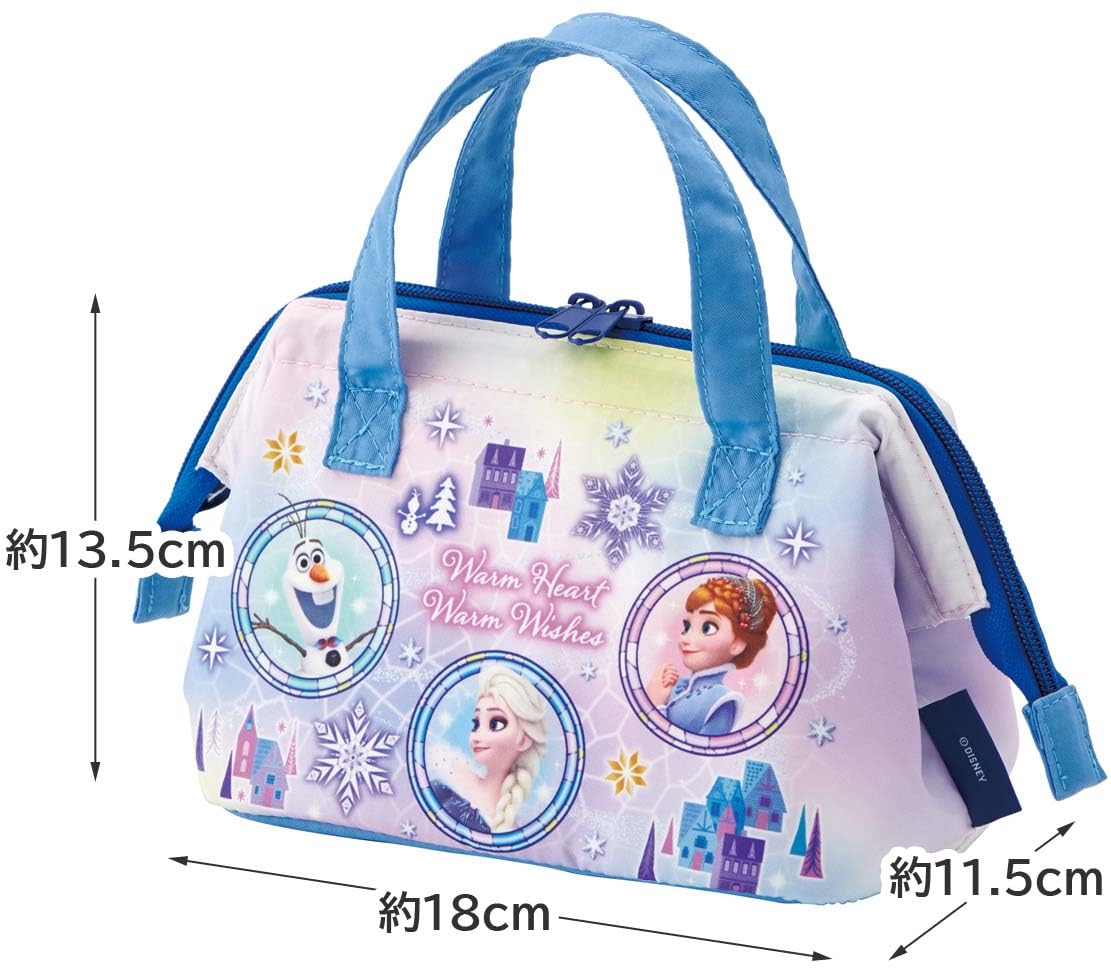 Skater Disney Frozen 23 Cooling Lunch Bag with Clasp Kga0-A Designed for Kids- Japan Figure Store - #1 Bring To You The Best Japanese Goods