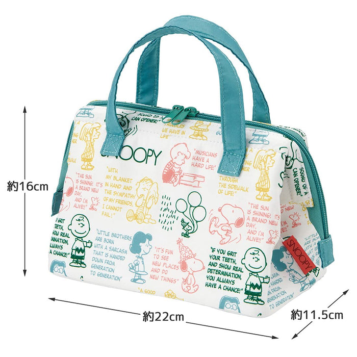 Skater Snoopy Peanuts Insulated Lunch Bag Awesome Kga1-A Cooling Purse- Japan Figure Store - #1 Bring To You The Best Japanese Goods