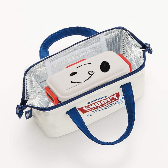 Skater Snoopy Retro Label Cooling Purse Lunch Bag Peanuts Kga1 Edition- Japan Figure Store - #1 Bring To You The Best Japanese Goods