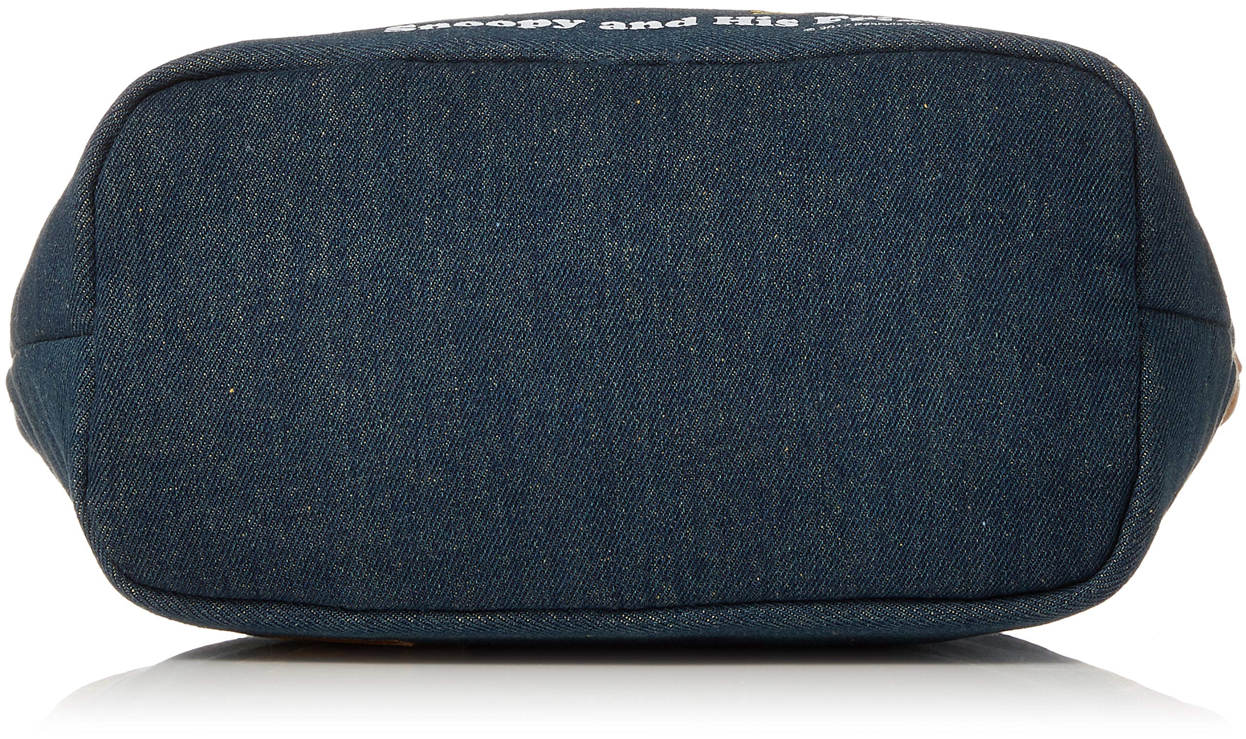 Skater Snoopy Peanuts Denim-Cork Cooler Bag M - Eco-friendly Portable Lunch Bag- Japan Figure Store - #1 Bring To You The Best Japanese Goods