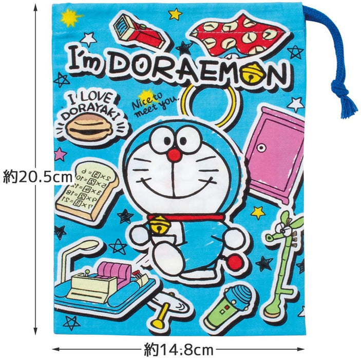 Skater Doraemon Sticker Cup Bag 21 X 15 cm - Skater KB62-A- Japan Figure Store - #1 Bring To You The Best Japanese Goods
