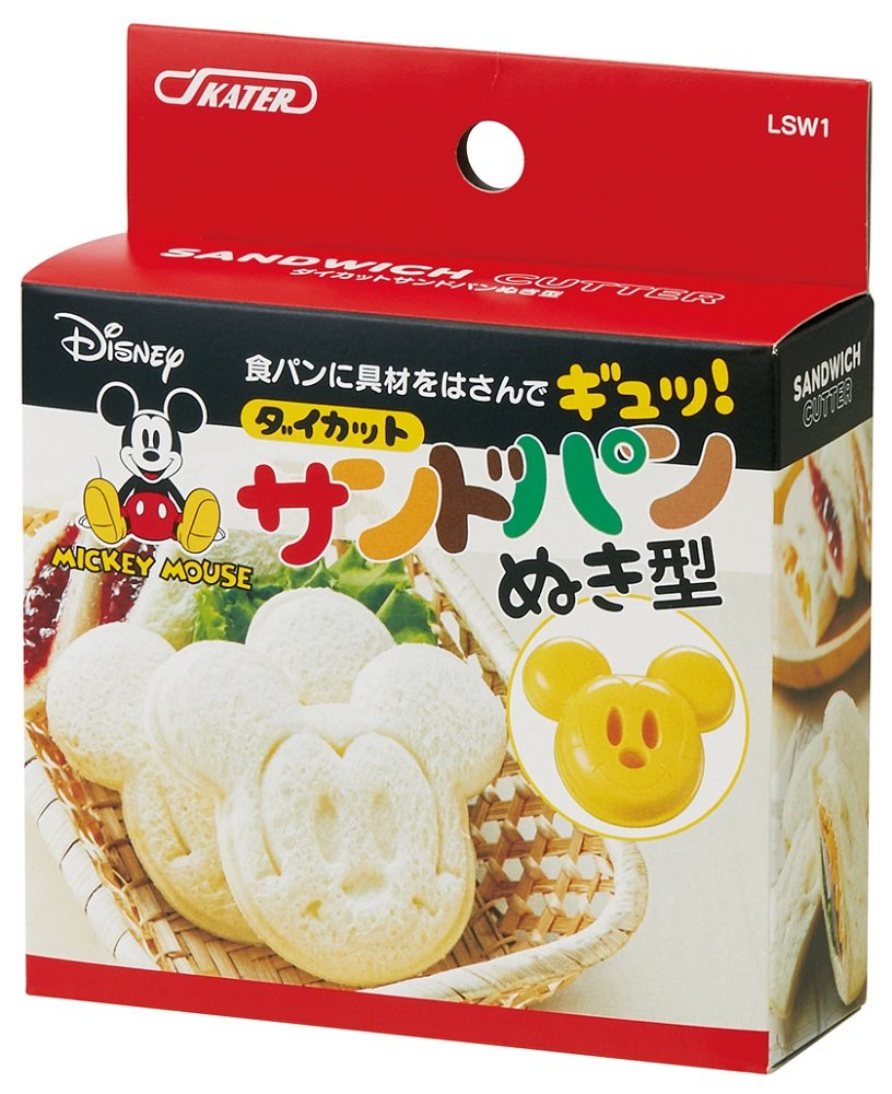 Skater Mickey Mouse Disney Sandwich Bread Cutter Die Cut Made in Japan- Japan Figure Store - #1 Bring To You The Best Japanese Goods