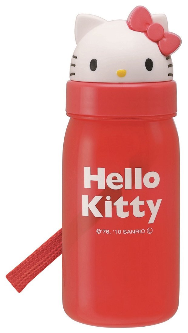 Skater Hello Kitty 350ml Die-Cut Straw-Style Water Bottle - Pbs3St-A- Japan Figure Store - #1 Bring To You The Best Japanese Goods