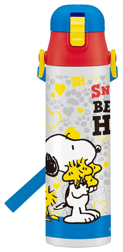 Skater Snoopy Beagle Hug 770ml Stainless Steel Water Bottle - Peanuts SDC8- Japan Figure Store - #1 Bring To You The Best Japanese Goods
