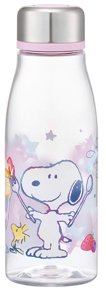 Skater 500ml Direct Drinking Water Bottle with Tea Strainer Snoopy Parfait Design- Japan Figure Store - #1 Bring To You The Best Japanese Goods