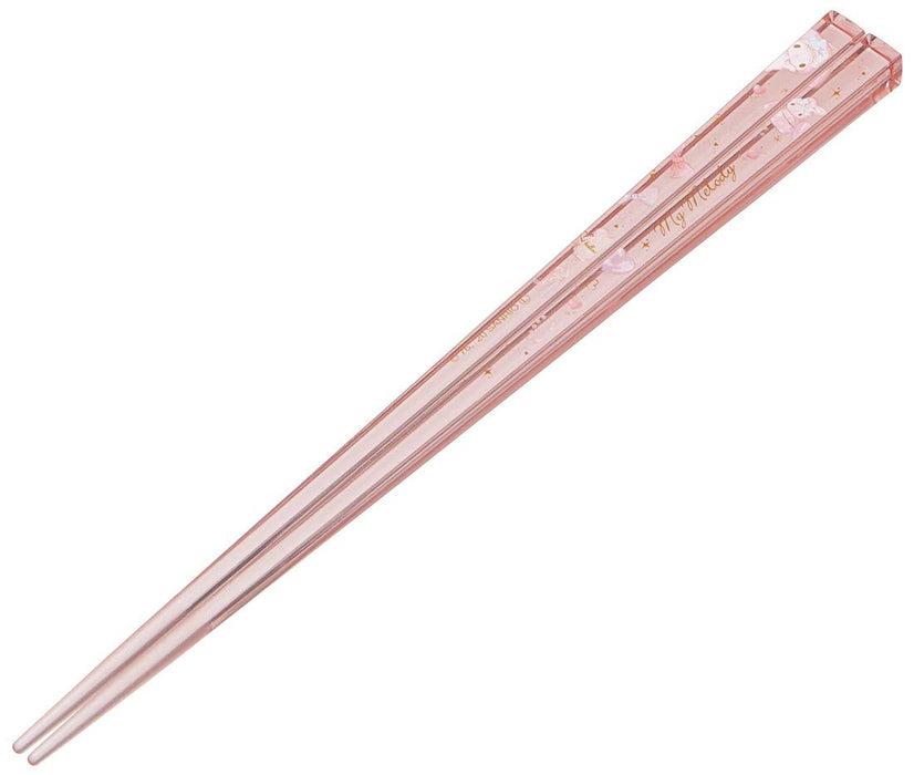 Skater 21cm My Melody Happiness Girl Sanrio Durable and Dishwasher Safe Acrylic Chopsticks- Japan Figure Store - #1 Bring To You The Best Japanese Goods