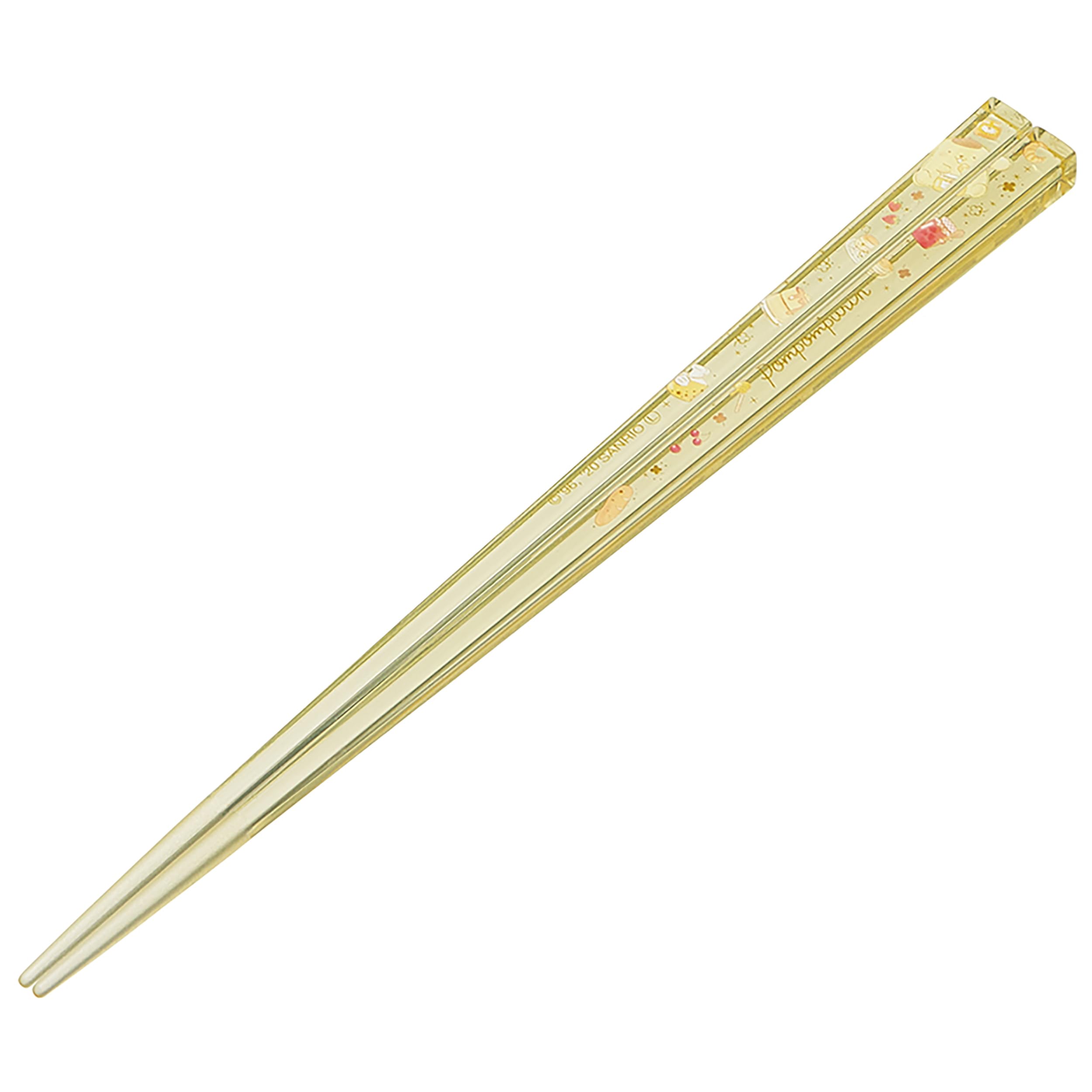 Skater 21Cm Acrylic Chopsticks Pompompurin Happiness Girl Design Dishwasher Safe Sanrio- Japan Figure Store - #1 Bring To You The Best Japanese Goods