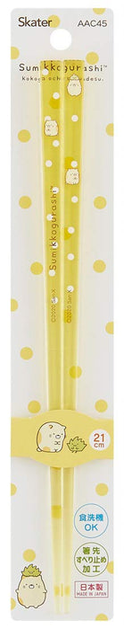 Skater 21cm Sumikko Gurashi Cat Acrylic Chopsticks - Dishwasher Safe- Japan Figure Store - #1 Bring To You The Best Japanese Goods