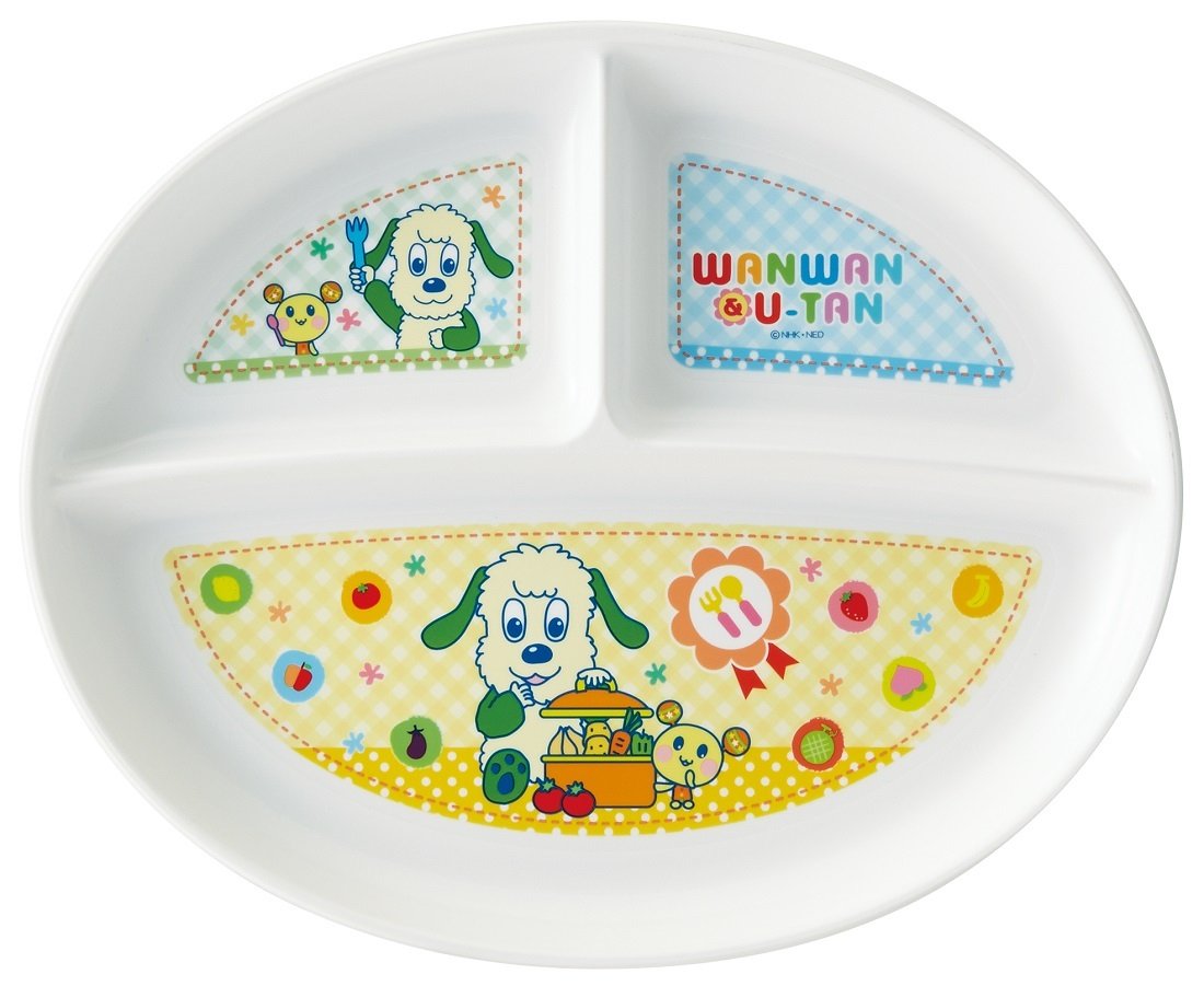 Skater Inai Inai Baa! Dishwasher Safe Lunch Plate 20.2cm x 24.7cm Made in Japan XP17- Japan Figure Store - #1 Bring To You The Best Japanese Goods