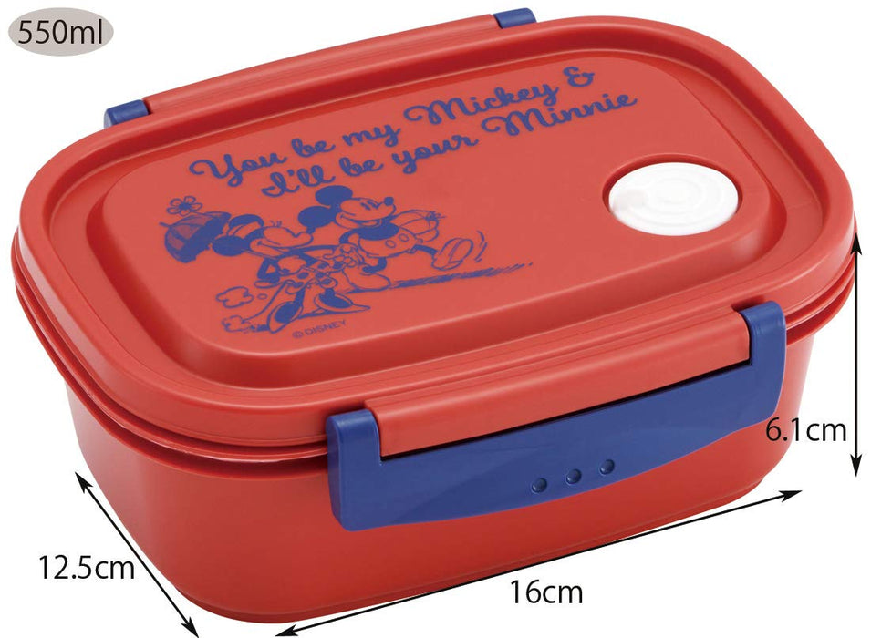 Skater Medium 550ml Mickey Mouse Lunch Box Microwave Safe Disney Storage Container- Japan Figure Store - #1 Bring To You The Best Japanese Goods
