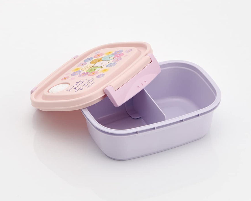 Skater Sumikko Gurashi 550ml Microwave Safe Medium Lunch Box - Flower Seal Storage Container- Japan Figure Store - #1 Bring To You The Best Japanese Goods