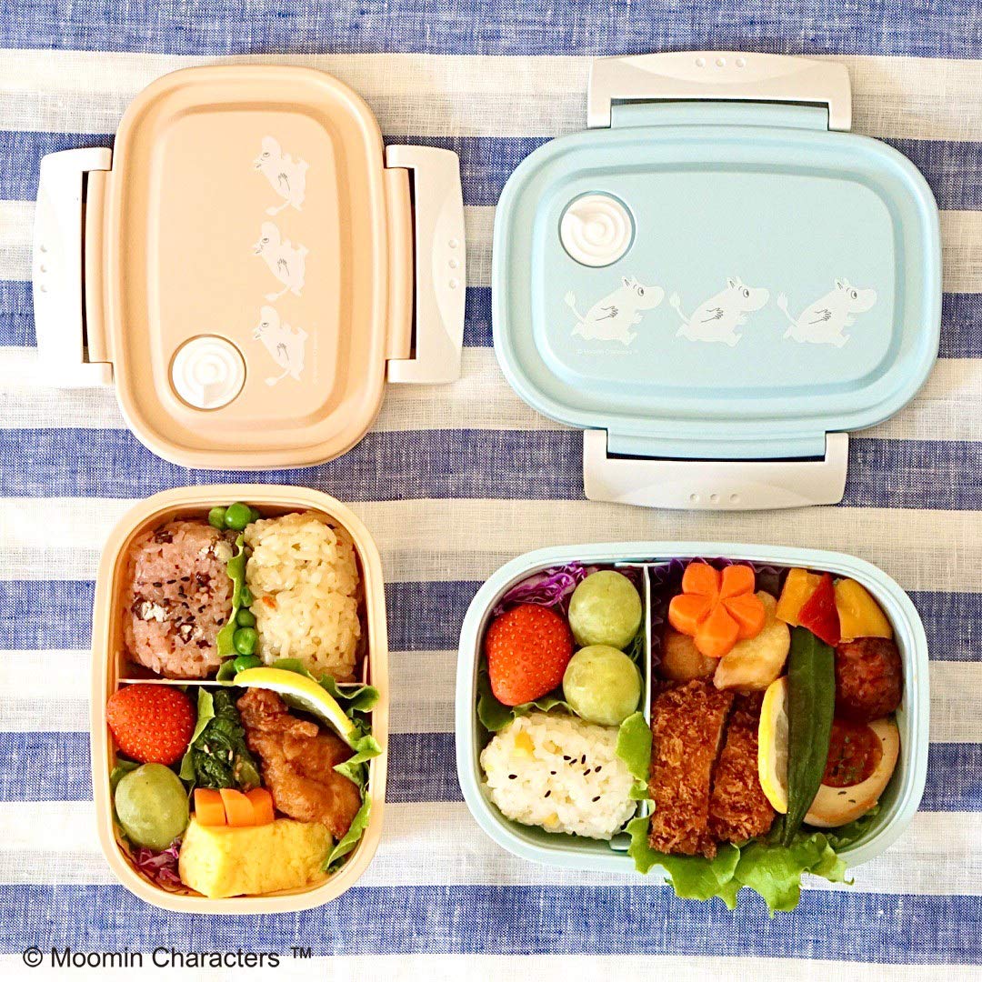 Skater Moomin 430ml Microwave Safe Easy Lunch Box - Light and Sealable Storage Container- Japan Figure Store - #1 Bring To You The Best Japanese Goods