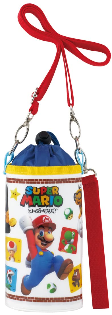 Skater Super Mario 500ml Plastic Enamel Bottle Case Pvpc6-A- Japan Figure Store - #1 Bring To You The Best Japanese Goods