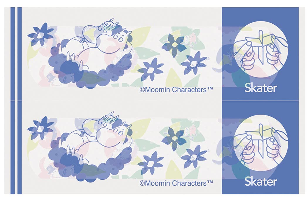 Skater Moomin Medium Size First Aid Bandages 20 Pieces - Made in Japan- Japan Figure Store - #1 Bring To You The Best Japanese Goods