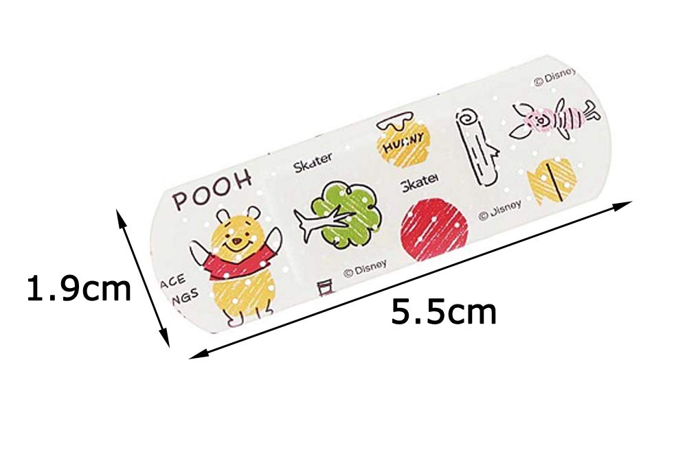 Skater Disney Winnie the Pooh First Aid Bandage Size S Cut Band Pack of 20 Qqb2-A- Japan Figure Store - #1 Bring To You The Best Japanese Goods
