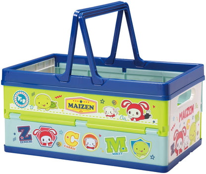 Skater Stackable Toy Storage Box with Handle Folding Basket Maizen Sisters 38x25x19.5cm- Japan Figure Store - #1 Bring To You The Best Japanese Goods