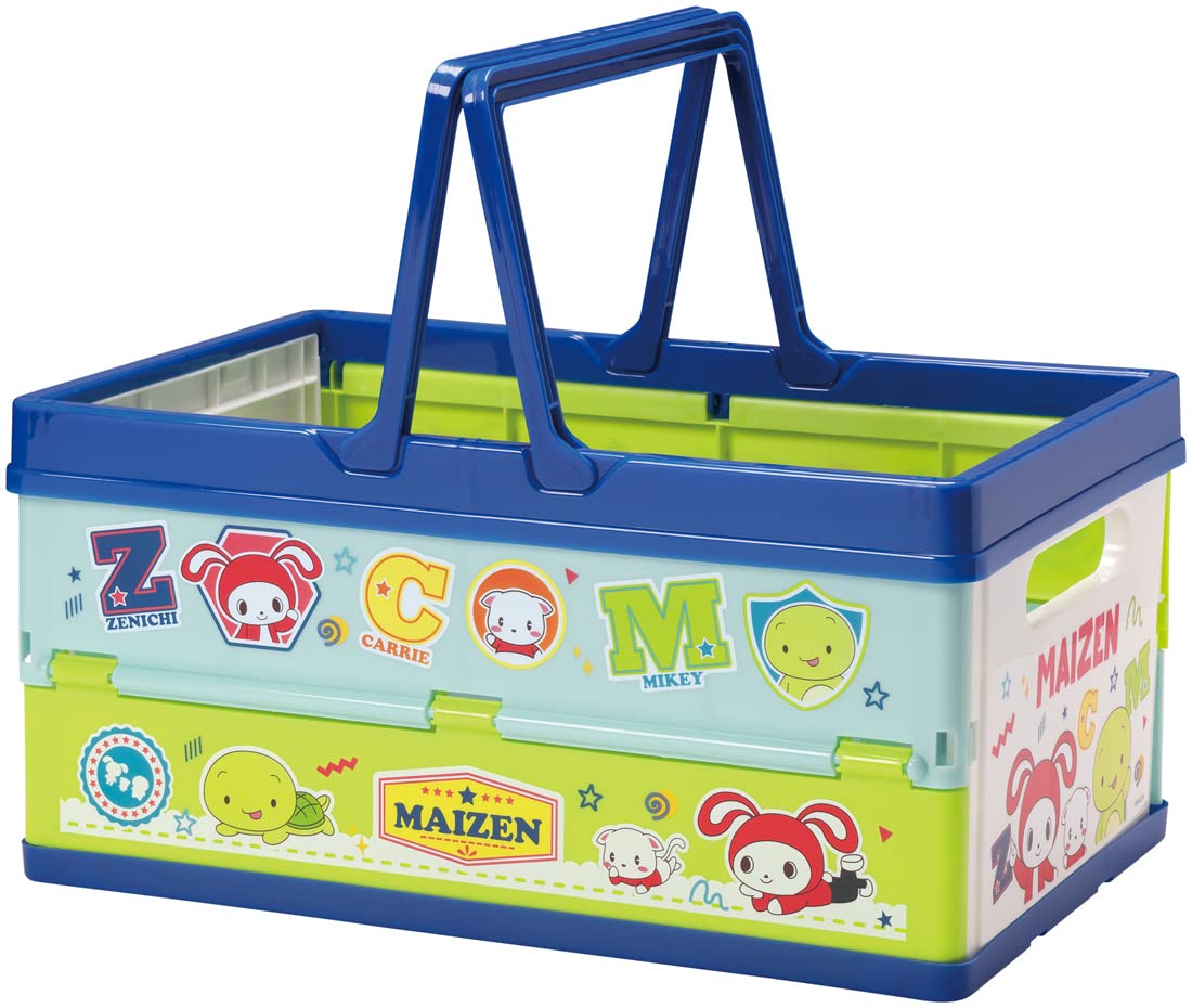 Skater Stackable Toy Storage Box with Handle Folding Basket Maizen Sisters 38x25x19.5cm- Japan Figure Store - #1 Bring To You The Best Japanese Goods