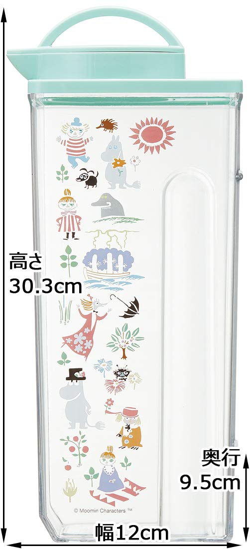 Skater 2.2L Moomin Water Pitcher Heat-Resistant Vertical and Horizontal Bottle- Japan Figure Store - #1 Bring To You The Best Japanese Goods