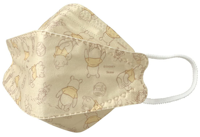 Skater Disney Winnie The Pooh High-Performance 3D Non-Woven Mask 5 Pack Regular Size- Japan Figure Store - #1 Bring To You The Best Japanese Goods