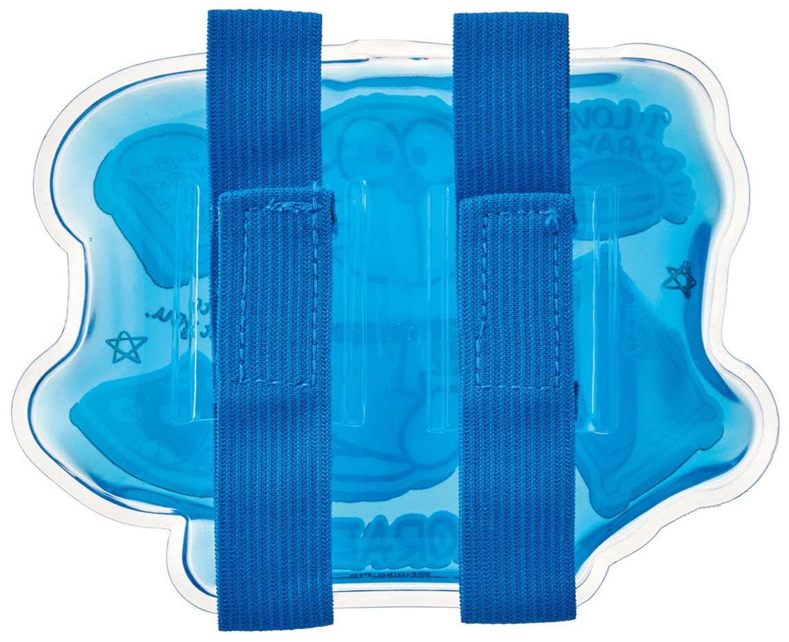 Skater Doraemon Sticker Ice Pack with Belt Sanrio 14x8cm Clbb1-A- Japan Figure Store - #1 Bring To You The Best Japanese Goods