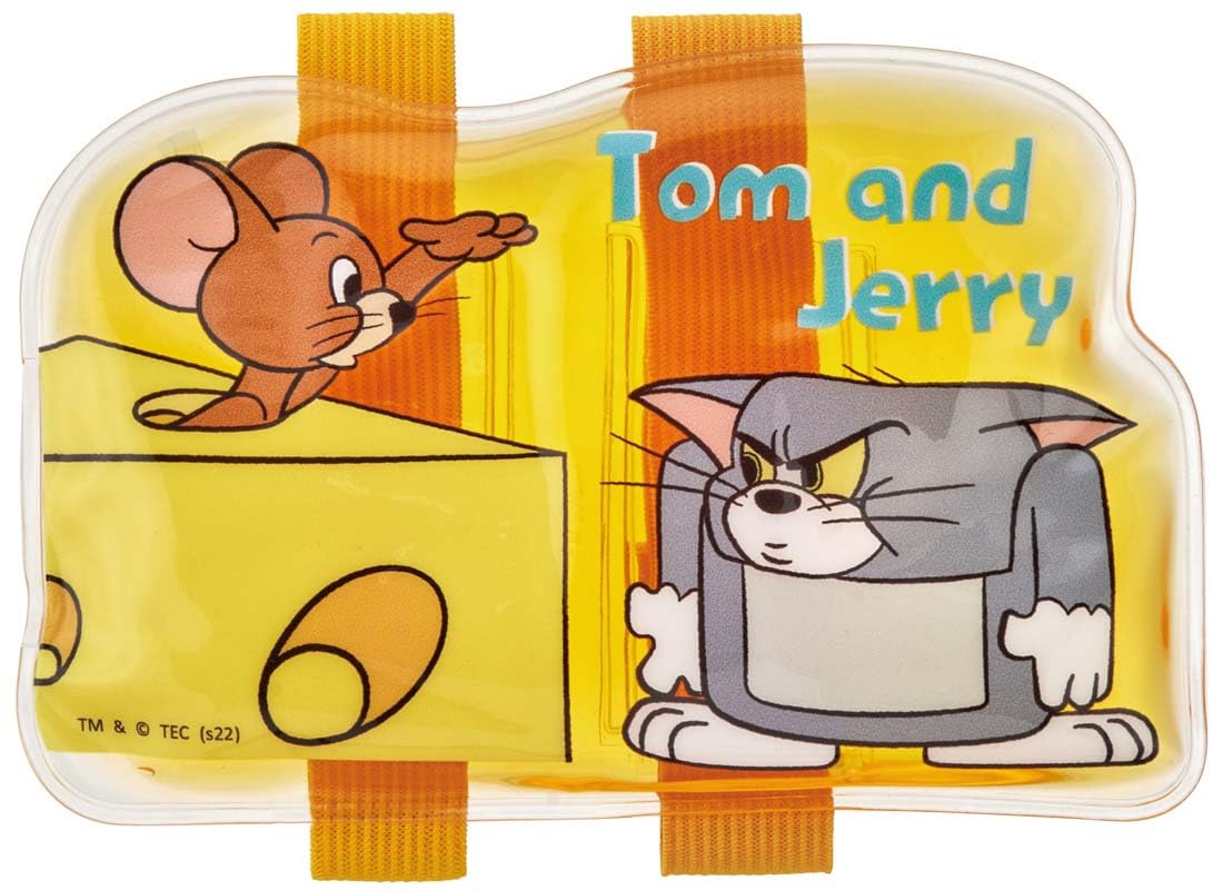 Skater Tom & Jerry Happy Ice Pack with Belt 14 x 8cm - CLBB1-A- Japan Figure Store - #1 Bring To You The Best Japanese Goods