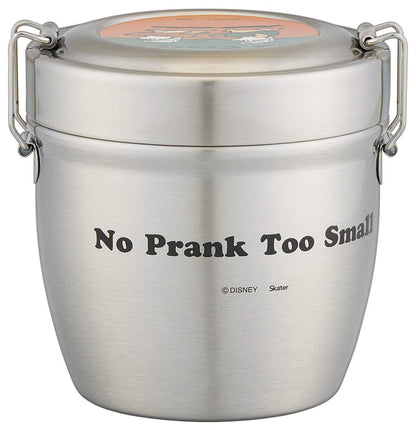 Skater Disney Chip & Dale 550ml Stainless Steel Insulated Lunch Box Bowl- Japan Figure Store - #1 Bring To You The Best Japanese Goods