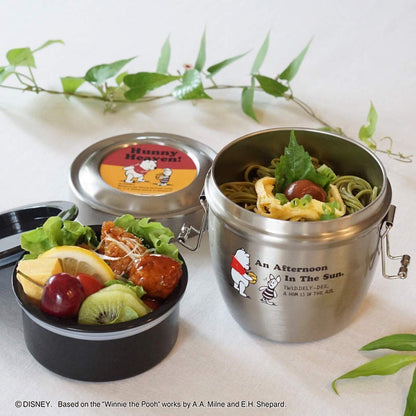 Skater Winnie The Pooh Stainless Steel Insulated Lunch Box 550Ml Rice Bowl- Japan Figure Store - #1 Bring To You The Best Japanese Goods