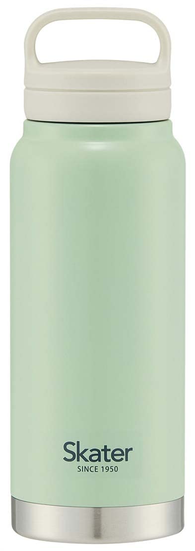 Skater Stainless Steel Insulated 500Ml Mug Bottle with Screw Handle Dull Green- Japan Figure Store - #1 Bring To You The Best Japanese Goods