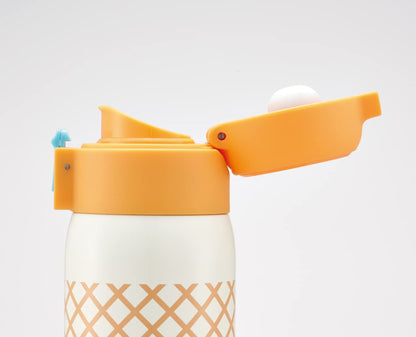 Skater Stainless Steel Moomin 350Ml Insulated One-Touch Open Bottle