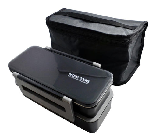 Skater Jumbo 2-Tier 1.3L Lunch Box with Cooler Bag in Mode Line Series - Kcpjw13-A- Japan Figure Store - #1 Bring To You The Best Japanese Goods