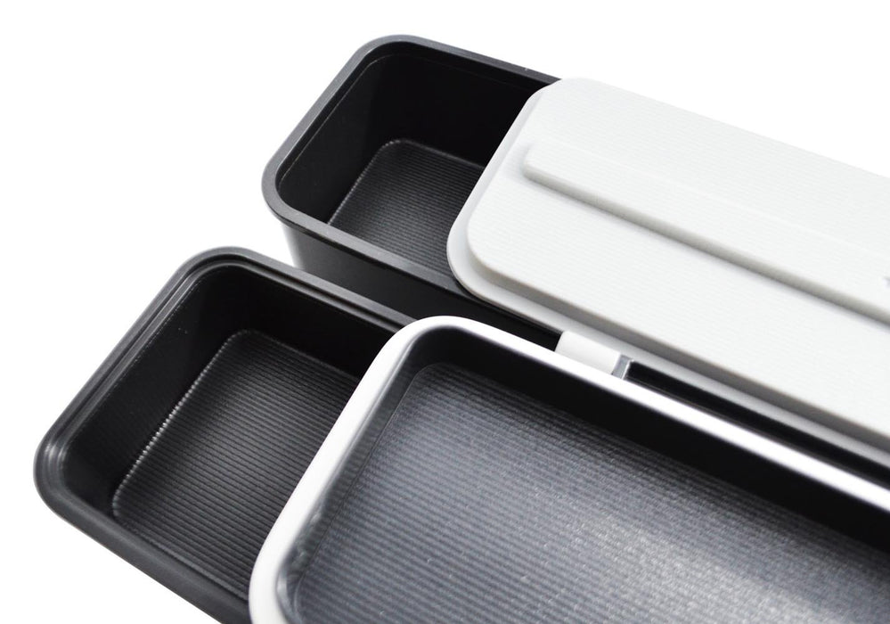 Skater Jumbo 2-Tier 1.3L Lunch Box with Cooler Bag in Mode Line Series - Kcpjw13-A- Japan Figure Store - #1 Bring To You The Best Japanese Goods