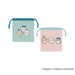 Skater 2-Piece Chiikawa Gusseted Lunch Drawstring Bags Set Model Kb64Wn-A- Japan Figure Store - #1 Bring To You The Best Japanese Goods