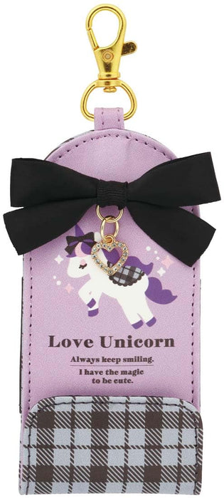 Skater Unicorn Key Case with Reel Holder for School Bags Zkc1-A