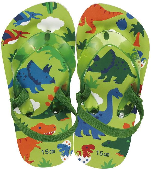 Skater Dinosaur Kids Beach Sandals Size 15cm - Fun and Comfortable Footwear- Japan Figure Store - #1 Bring To You The Best Japanese Goods