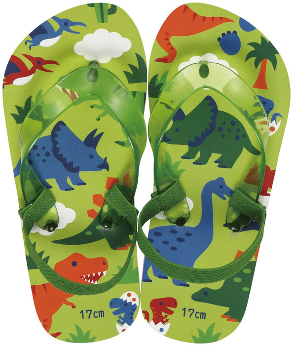 Skater Dinosaur Kids Beach Sandals 17cm - Comfortable Summer Footwear- Japan Figure Store - #1 Bring To You The Best Japanese Goods
