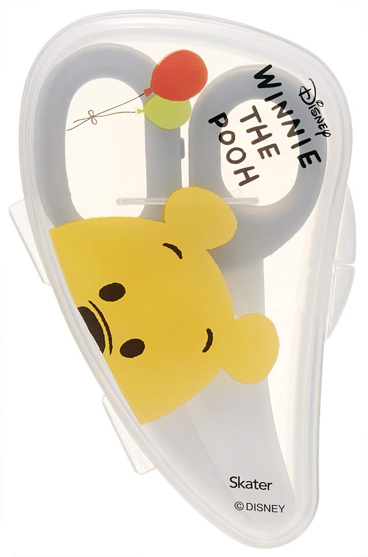 Skater Disney Winnie The Pooh Baby Food Cutter Kitchen Scissors BFC1- Japan Figure Store - #1 Bring To You The Best Japanese Goods