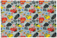 Skater Disney Cars Large Placemat 60x40cm with Name Tag LTM1-A- Japan Figure Store - #1 Bring To You The Best Japanese Goods