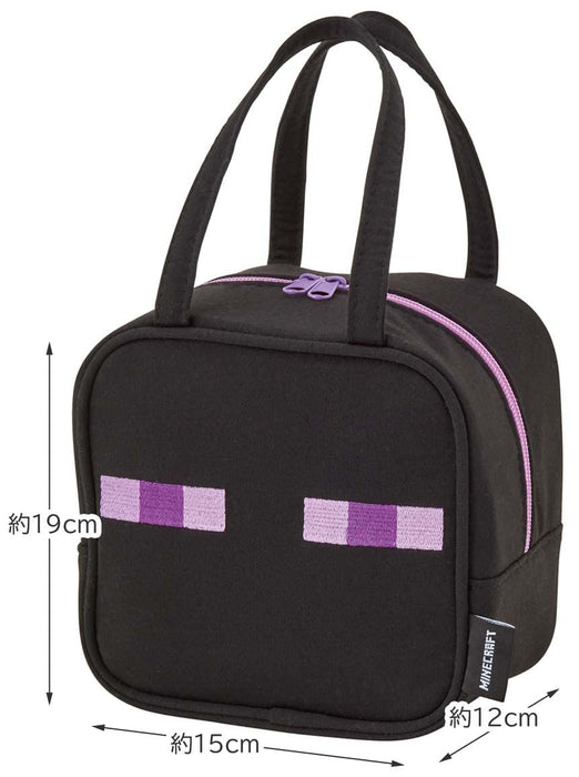 Skater Enderman Minecraft Lunch Bag with Mini Pocket 32 x 12 x H21cm - KNBP1- Japan Figure Store - #1 Bring To You The Best Japanese Goods