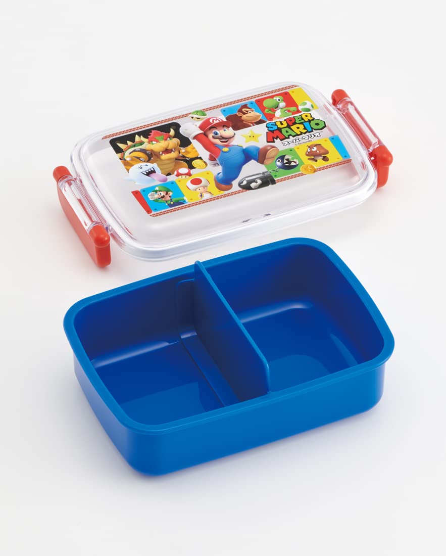 Skater Brand 450ml Super Mario Antibacterial Kids Lunch Box - Made in Japan- Japan Figure Store - #1 Bring To You The Best Japanese Goods