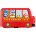 Skater Kirby Bus-Shaped Two-Tier Lunch Box for Kids Boys Schools Cute