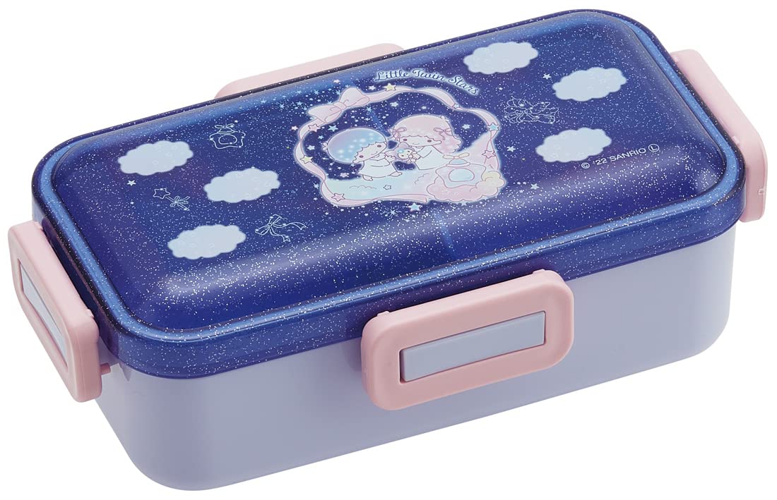 Skater Little Twin Stars & Nemurin 530ml Women's Lunchbox with Soft Dome Lid Made in Japan- Japan Figure Store - #1 Bring To You The Best Japanese Goods