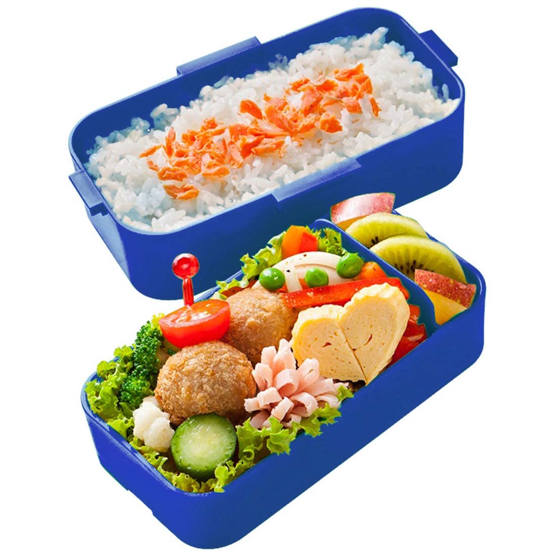 Skater Little Twin Stars Night Sky 600Ml 2-Tier Women's Lunch Box - Made in Japan- Japan Figure Store - #1 Bring To You The Best Japanese Goods