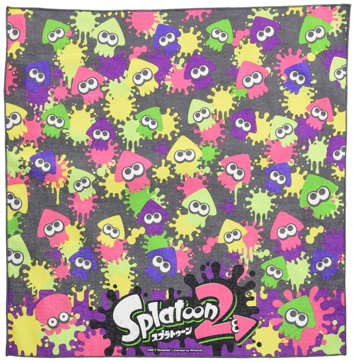 Skater Splatoon 2 Boy Lunch Box with 43x43cm Cloth Made in Japan- Japan Figure Store - #1 Bring To You The Best Japanese Goods